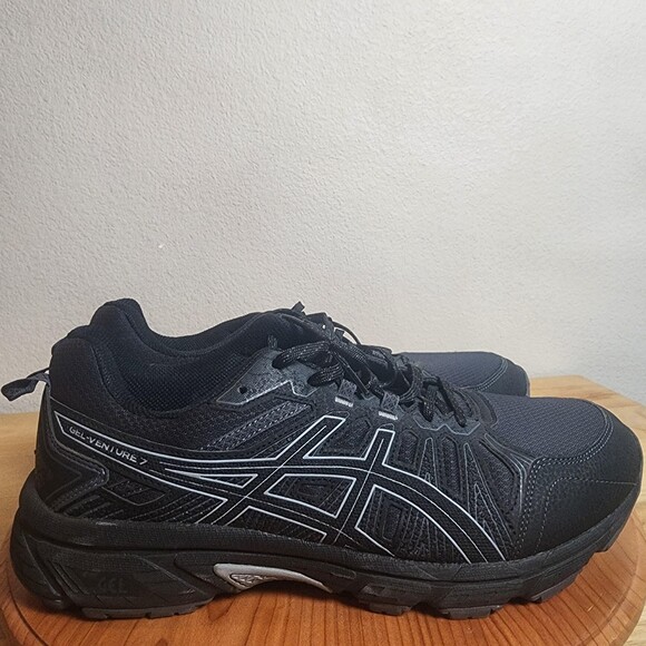 ASICS GEL-Venture 7 Shoes Mens Size 13 Black Extra Wide Trail Running 1011A561 main image 4